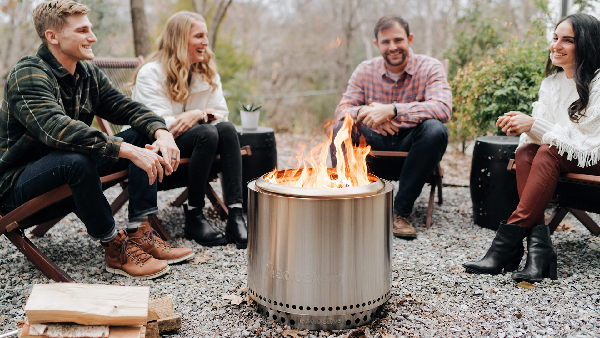 Solo Stove Yukon Fire Pit with Stand 2.0 and Shelter - Ash